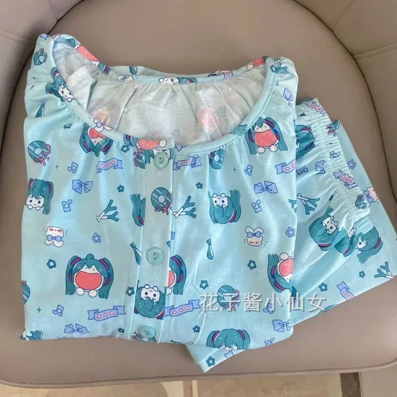 Women'S Fashion Pajamas - 2025 aaa Hatsune Miku kadın pijamaları