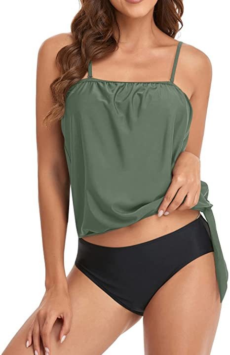 Crop Top Women - Tankini Kadın Bikini Crop Top Spagetti