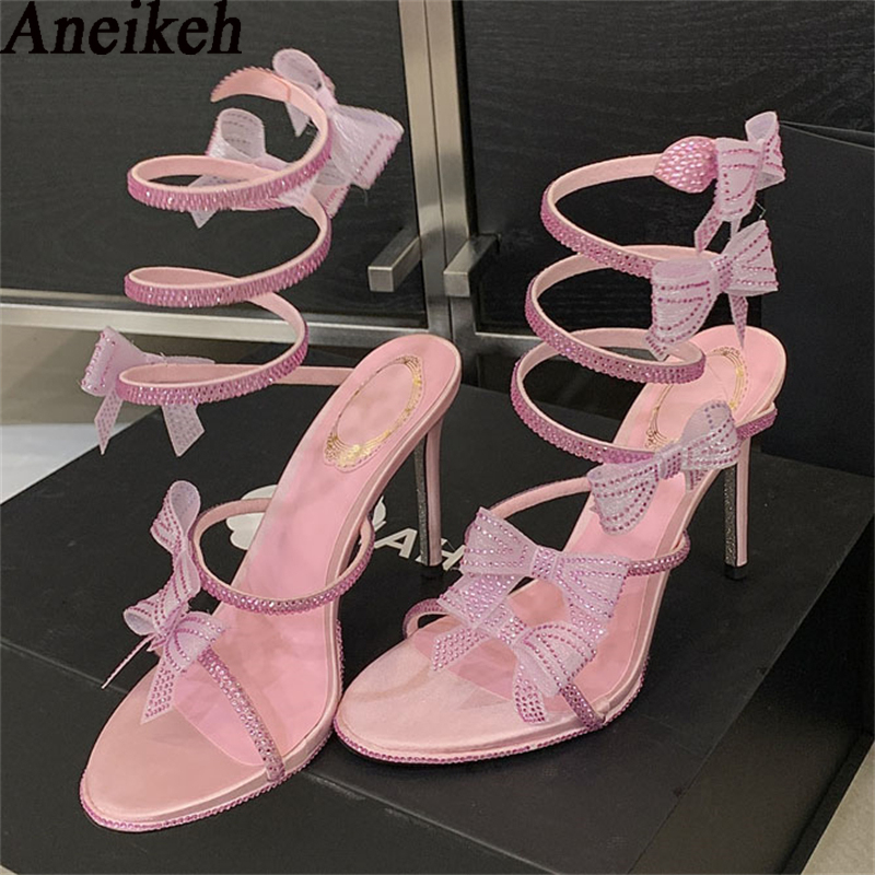 Women'S Fashion Underwear - Aneikeh Zarif Pembe Düğün Ayakkabıları KRİSTAL
