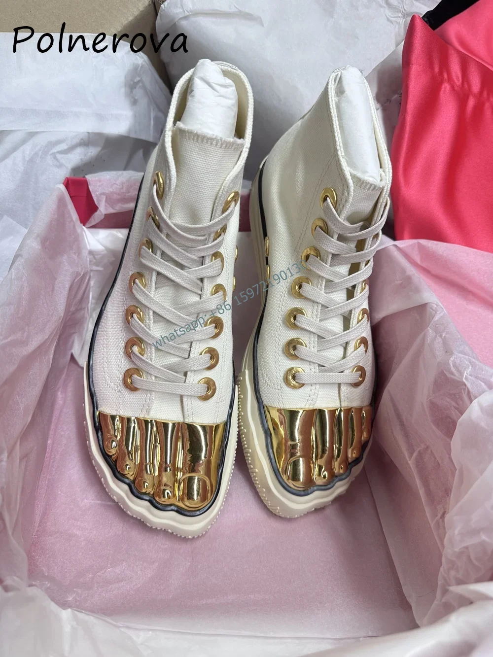 Women'S Fashion Shoes - Beş Parmak Metal Burunlu Çizmeler Karışık