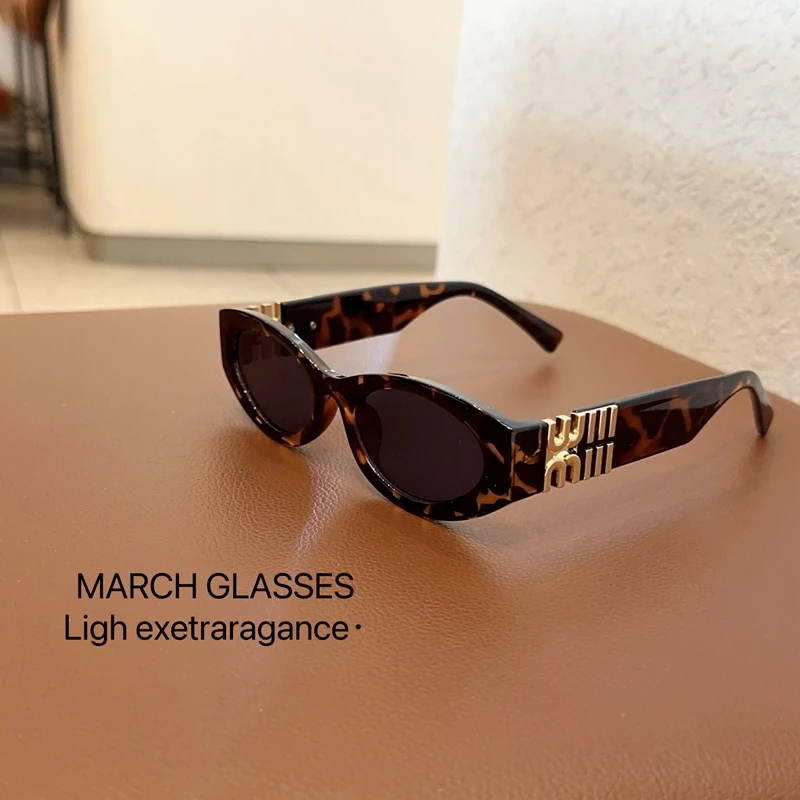 Women'S Fashion Eyeglass Frames - Retro Oval Kaplumbağa Kabuğu Güneş Gözlüğü