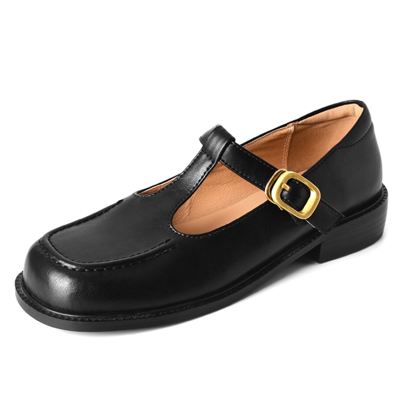 Women'S Fashion Walking Shoes - Rahat kadın düz ayakkabı hakiki deri