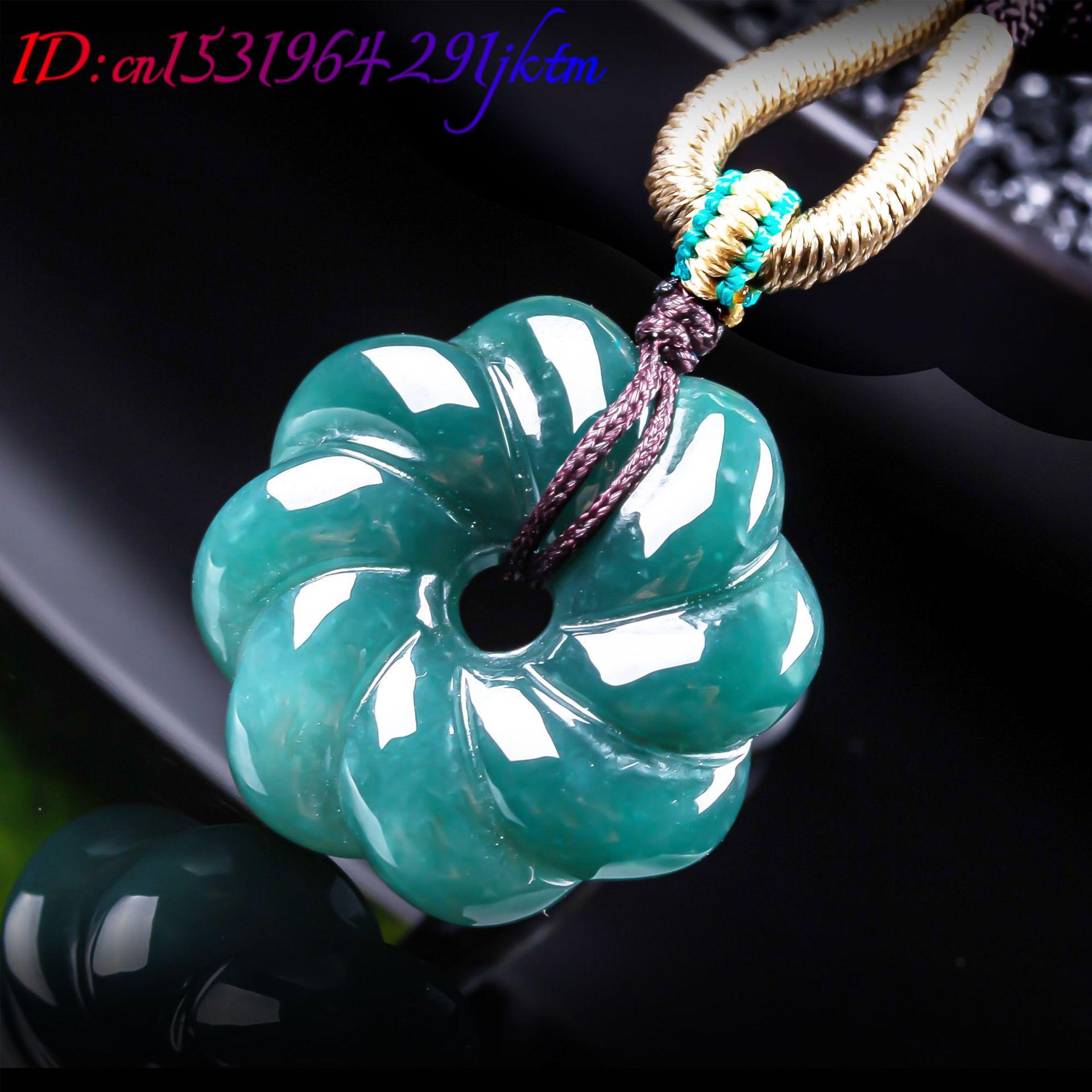 Doğal Birman Yeşim Taşı Çiçek  - Women Fashion Necklace incelemesi ve fiyatı