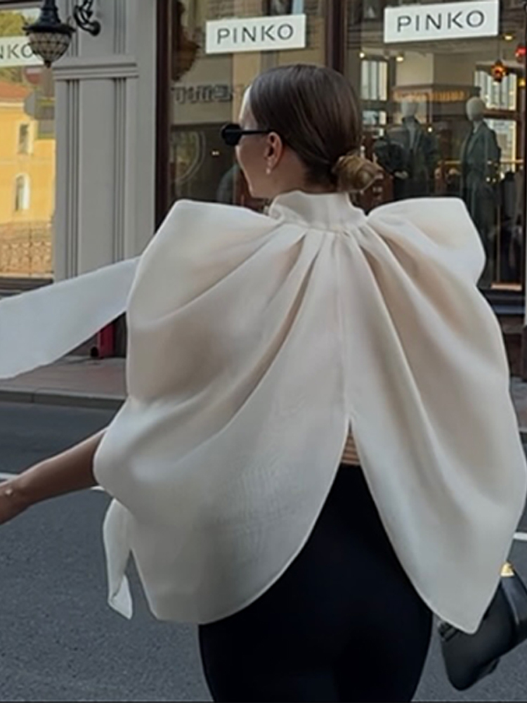 Moda Kadın Üst Kolsuz Yay Yüks - Wrap Blouse Chiffon incelemesi ve fiyatı
