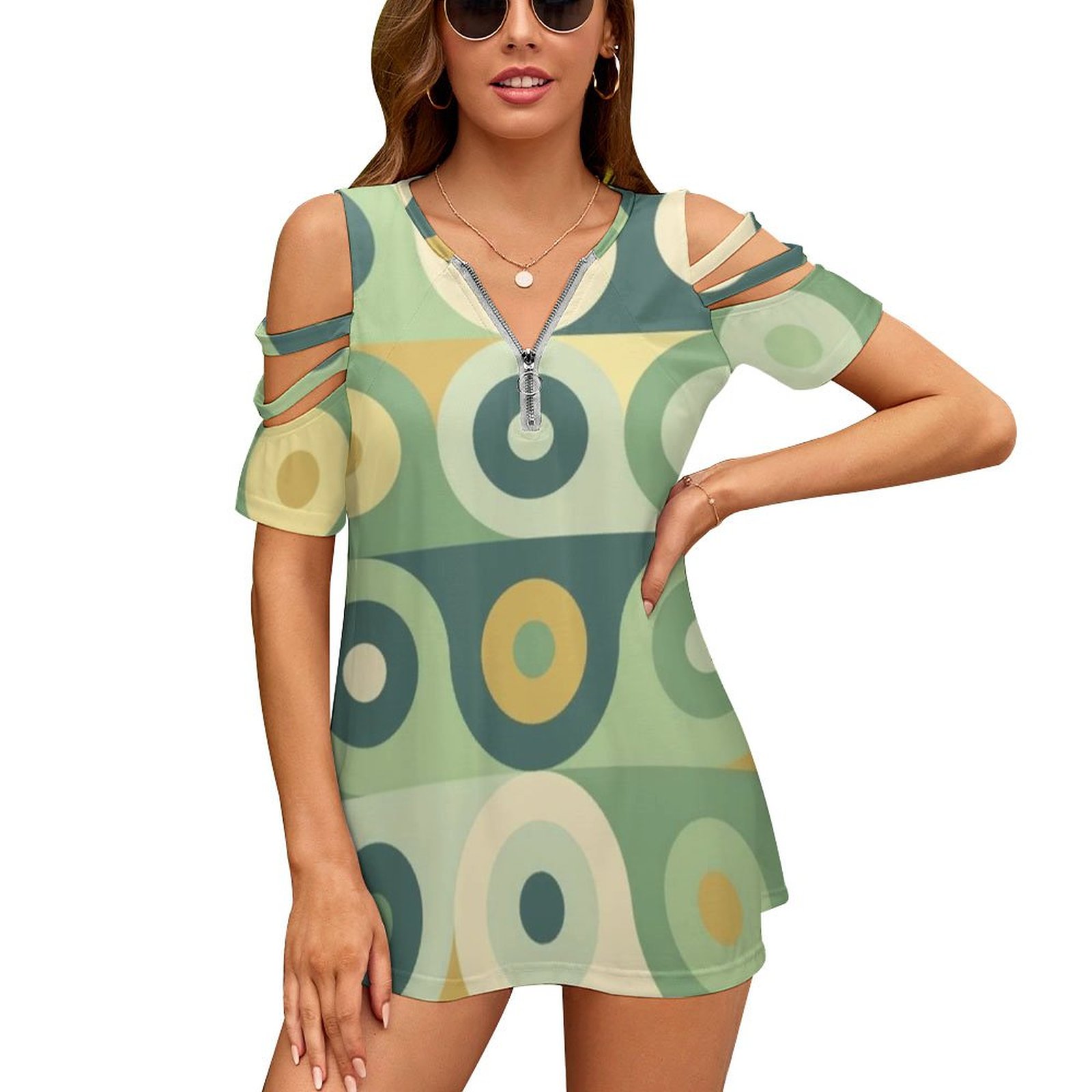 Groovy 70'ler Desen Kadın Ferm - Women'S Fashion Of The 70S incelemesi ve fiyatı