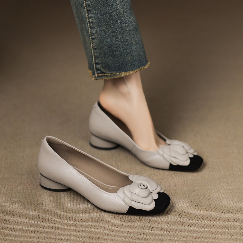 Moda Çiçek Desenli Tek Ayakkab - Women'S Fashion Shoes incelemesi ve fiyatı