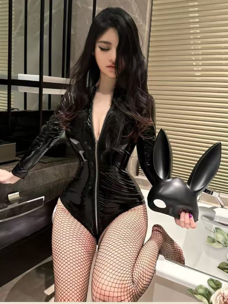 Seksi Patent Deri Bodysuit Fer - Women'S Fashion Pajamas incelemesi ve fiyatı