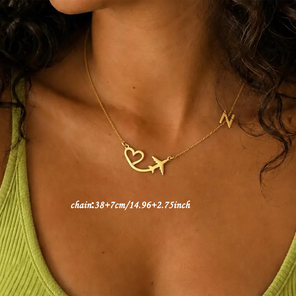 Kişiselleştirilmiş Kalp Uçak İ - Women Fashion Names incelemesi ve fiyatı