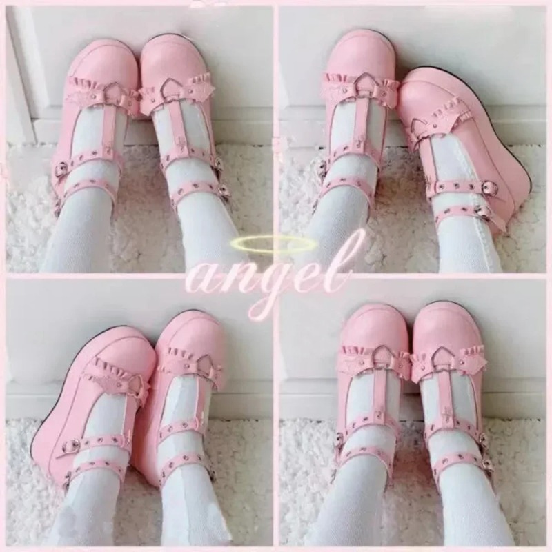 Yeni Tatlı Kalp Toka Takozlar  - Women'S Fashion Shoes incelemesi ve fiyatı