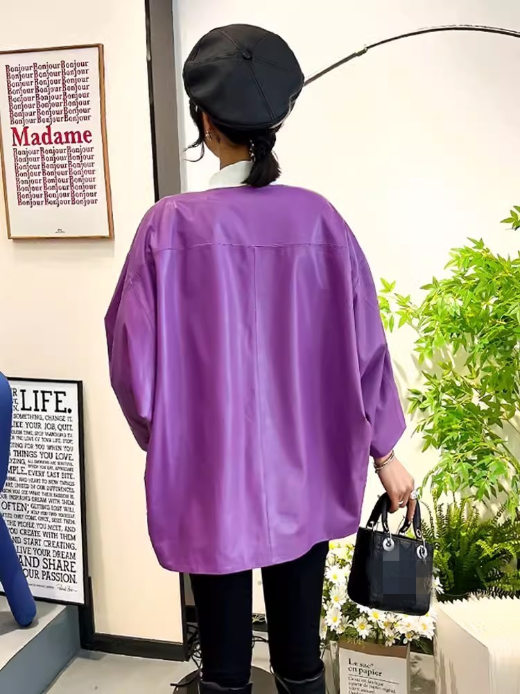 Kadın Hip Hop Hakiki Deri Ceke - Women'S Fashion Leather Jacket incelemesi ve fiyatı