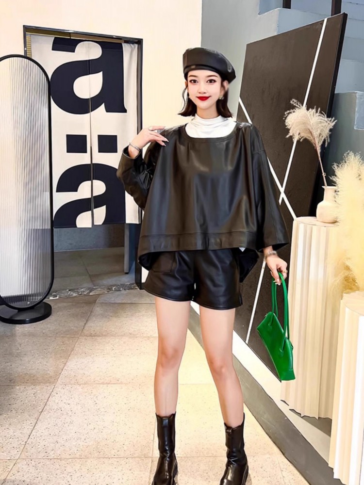Kadın Hip Hop Hakiki Deri Ceke - Women'S Fashion Leather Jacket incelemesi ve fiyatı