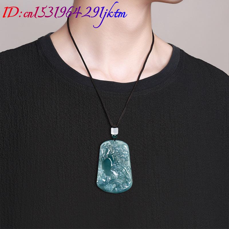 Doğal Birman Yeşim Taşı Manzar - Women Fashion Necklace incelemesi ve fiyatı