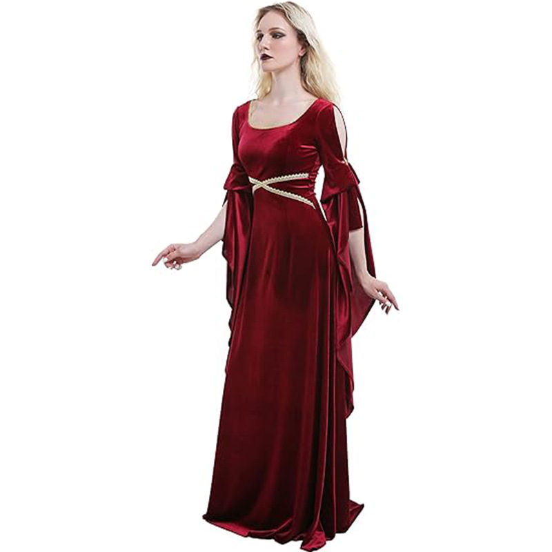 Kadın Ortaçağ Elbise Kırmızı K - Women Fashion Reddit incelemesi ve fiyatı