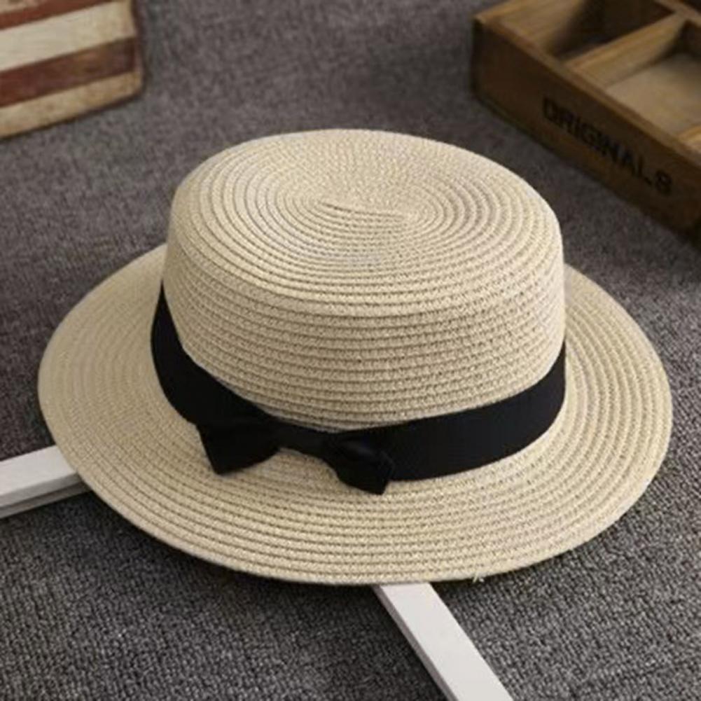 Plaj Hasır Şapkası Düz Tepeli  - Straw Hat Summer incelemesi ve fiyatı