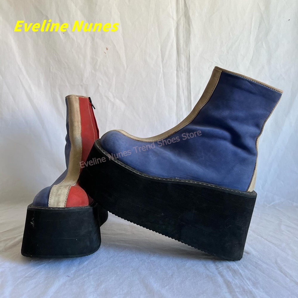 Y2K Kırmızı Mavi Platform Bile - Women'S Fashion Trends Spring 2026 incelemesi ve fiyatı