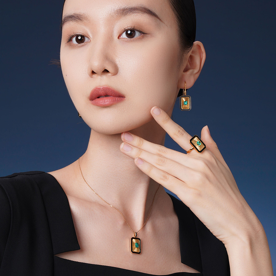 Genç Vintage Lüks Yeşil Safir  - Women Fashion Rings incelemesi ve fiyatı