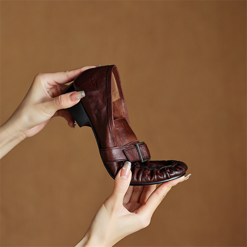 Yeni sonbahar hakiki deri kadı - Women'S Fashion Shoes incelemesi ve fiyatı