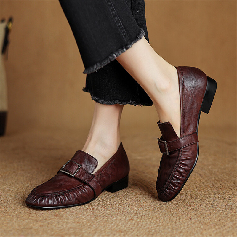Yeni sonbahar hakiki deri kadı - Women'S Fashion Shoes incelemesi ve fiyatı