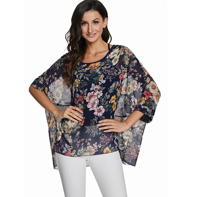 BHflutter camisas mujer 2020 k - Wrap Blouse Chiffon incelemesi ve fiyatı