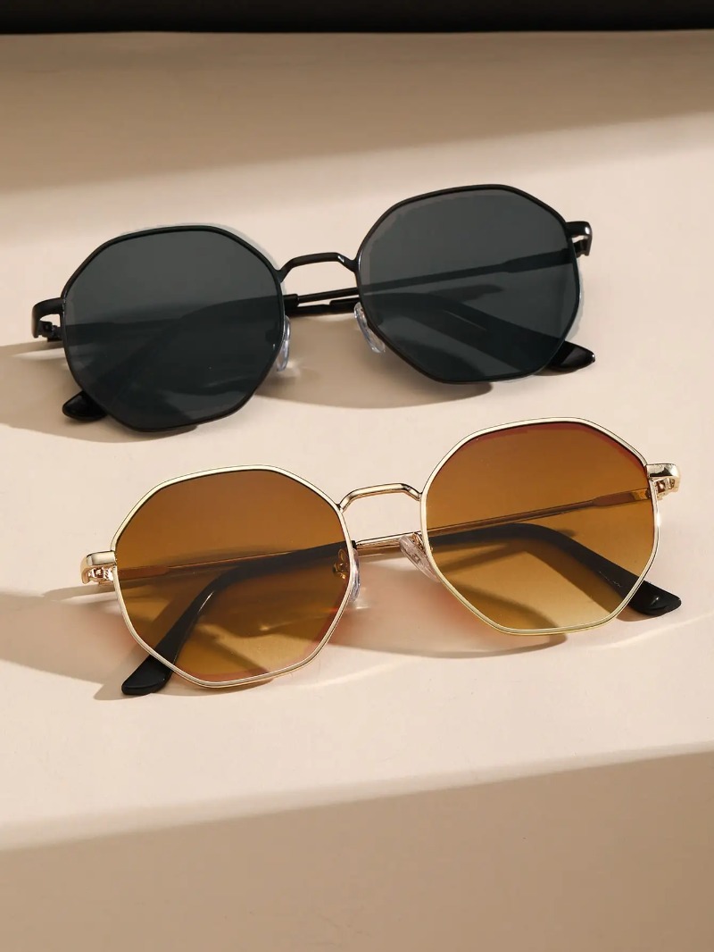 1/3 Adet Metal Geometrik Yuvar - Women'S Fashion Eyeglass Frames incelemesi ve fiyatı