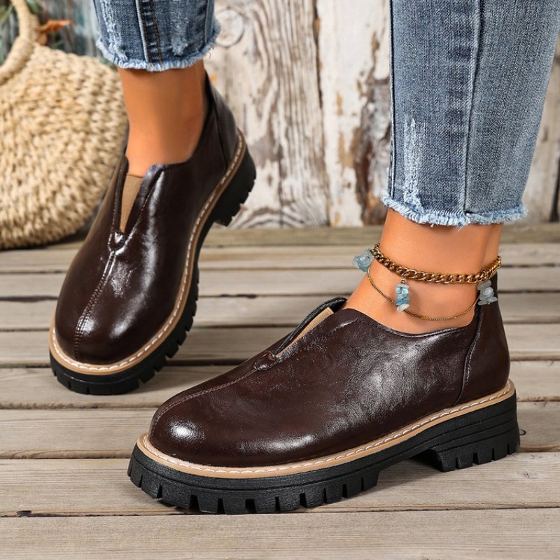 Retro İngiliz Tarzı Kadın Ayak - Women'S Fashion Shoes incelemesi ve fiyatı