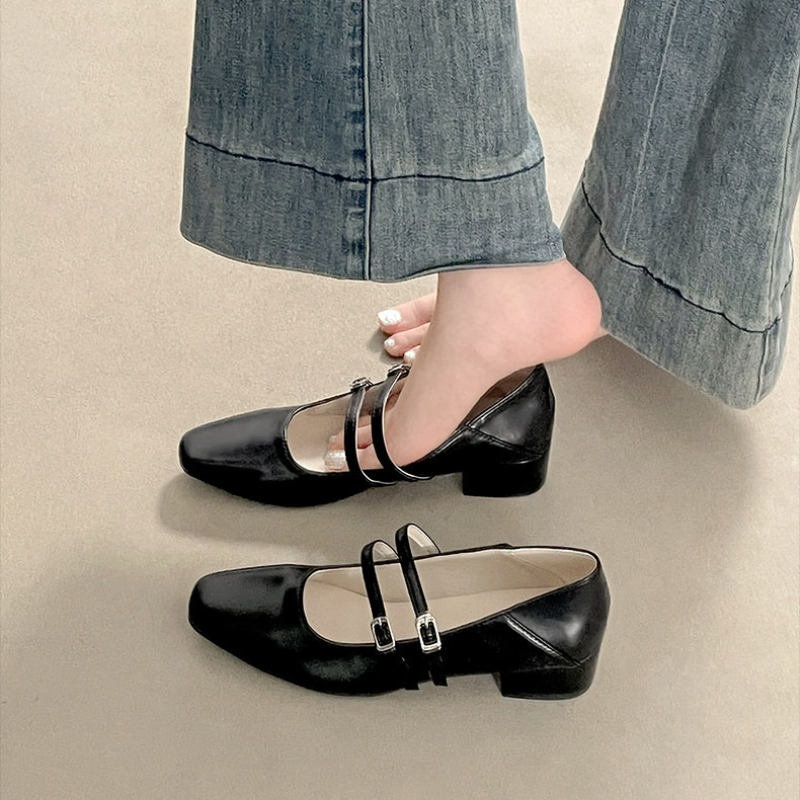 Kare Burunlu Düşük Topuklu Kad - Women'S Fashion Shoes incelemesi ve fiyatı