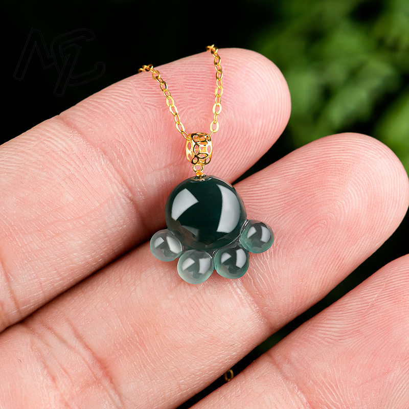 Doğal Gerçek Zümrüt Mavi Su Ye - Women Fashion Necklace incelemesi ve fiyatı