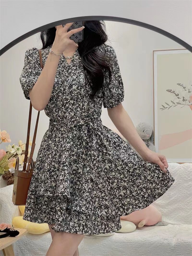 Küçük papatya Bodycon kadın el - Wrap Blouse Chiffon incelemesi ve fiyatı