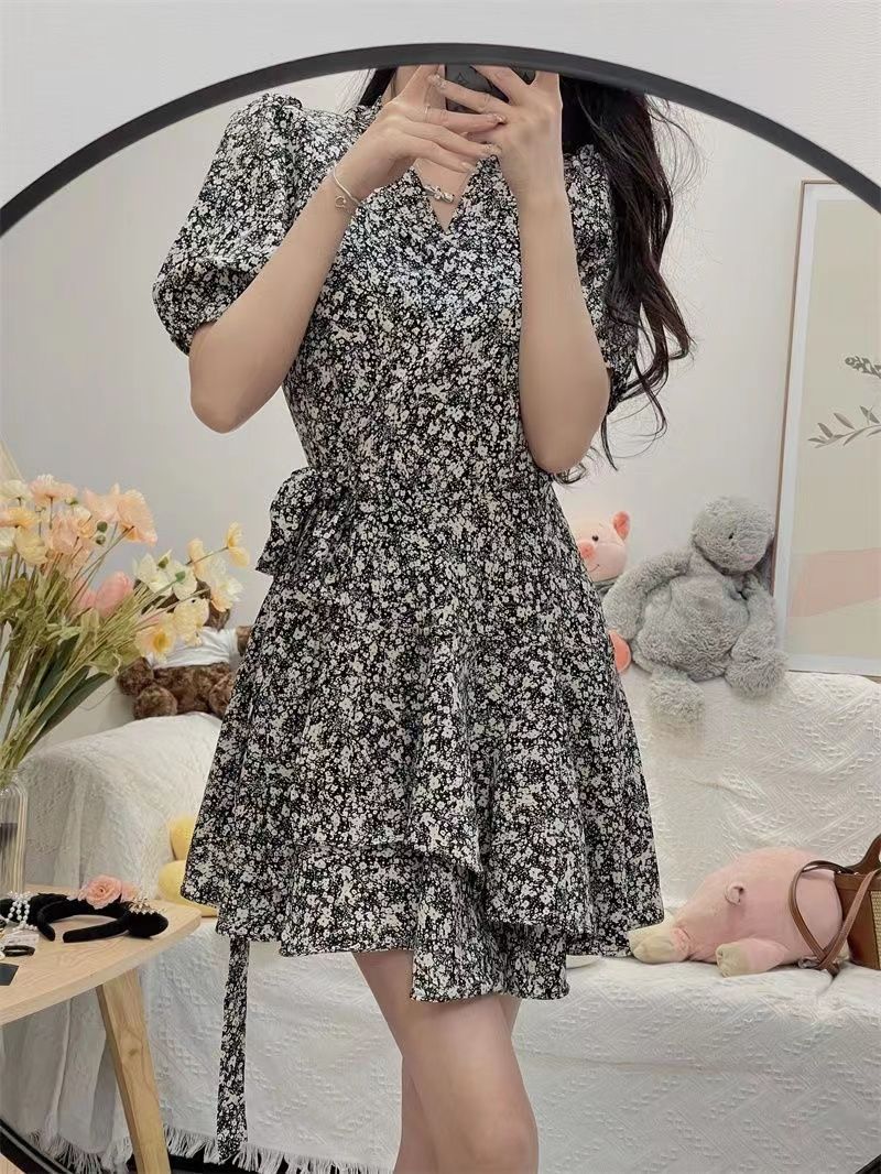 Küçük papatya Bodycon kadın el - Wrap Blouse Chiffon incelemesi ve fiyatı