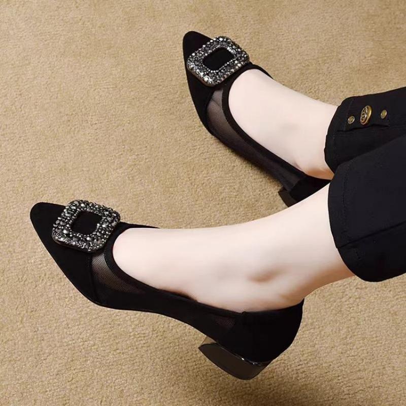 Zarif Sivri Burunlu Fileli Blo - Women'S Fashion Shoes incelemesi ve fiyatı