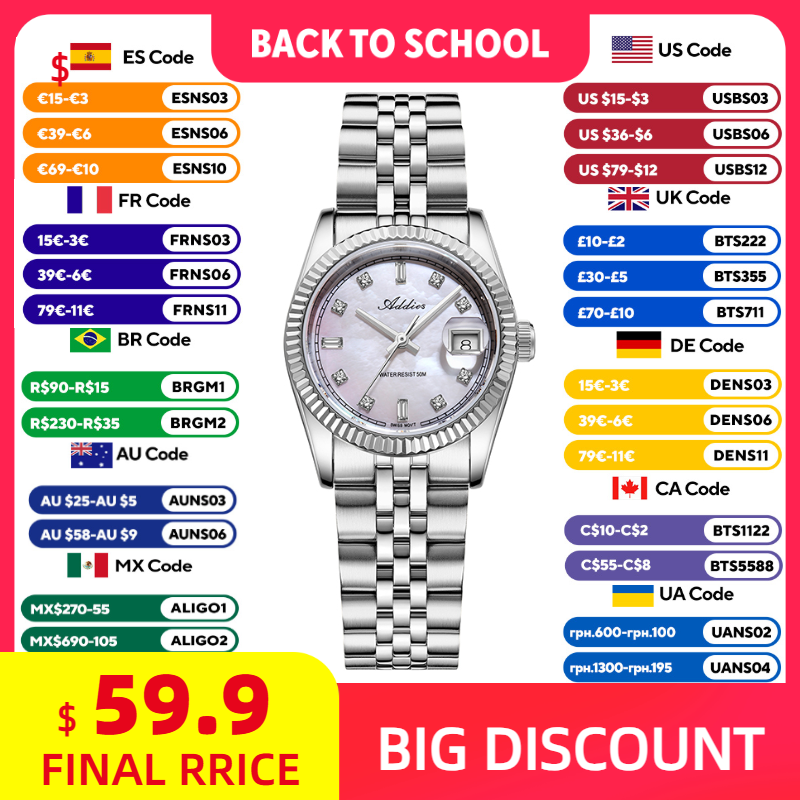 ADDIES 585 Kuvars kadın Saatle - Women'S Fashion Quartz Watch incelemesi ve fiyatı